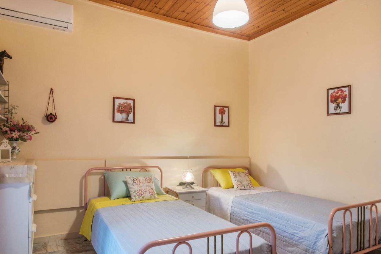 Family Holiday Apartment With Garden & Bbq Velonades  Ngoại thất bức ảnh