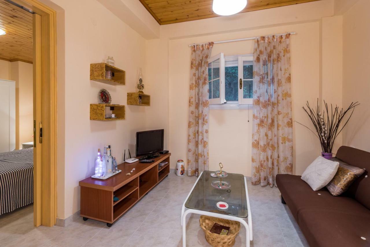 Family Holiday Apartment With Garden & Bbq Velonades  Ngoại thất bức ảnh