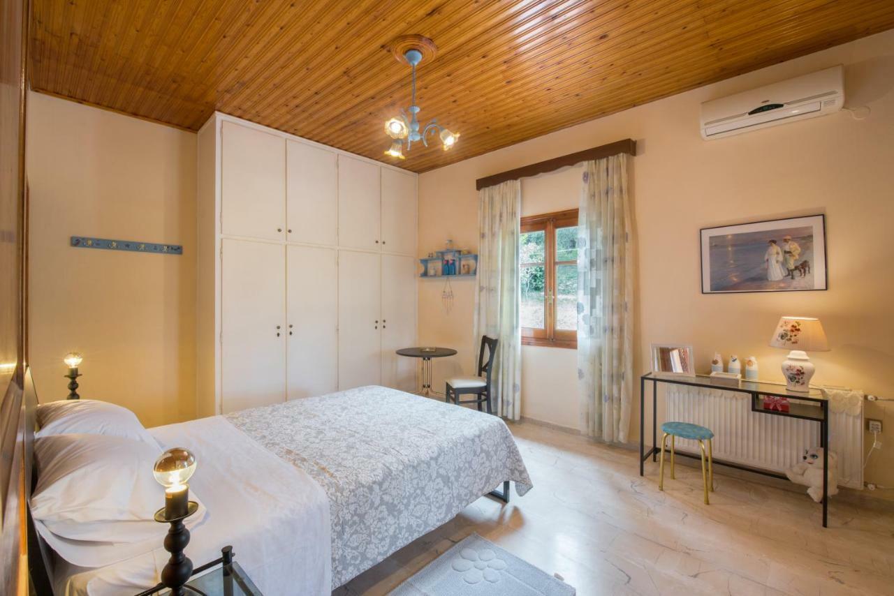 Family Holiday Apartment With Garden & Bbq Velonades  Ngoại thất bức ảnh